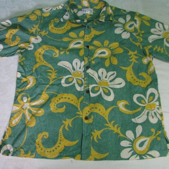 Vintage Abstract Pattern Hawaiian Shirt - Picture 2 of 7
